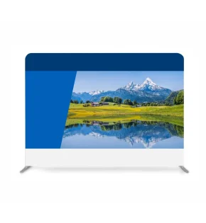 Ścianka reklamowa tekstylna Prosta 300 x 240 cm z wydrukiem