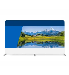 Ścianka reklamowa tekstylna Prosta 400 x 240 cm z wydrukiem