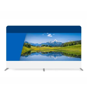 Ścianka reklamowa tekstylna Prosta 400 x 240 cm z wydrukiem