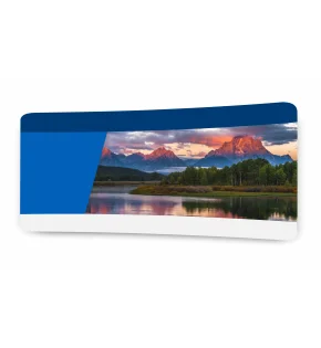Ścianka reklamowa Tekstylna Łukowa 600 x 240 cm z wydrukiem