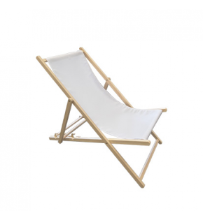 Advertising Deck Chair with Print, without Armrests