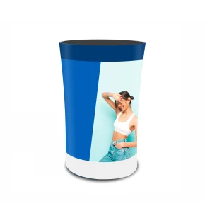 Trybunka tekstylna Formulate Owalna z wydrukiem