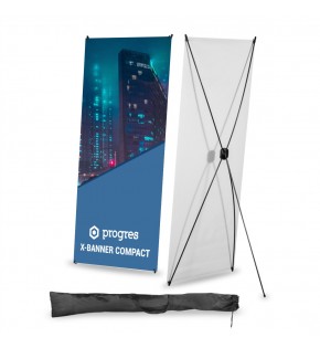 X-Banner Compact 60 x 160 cm z wydrukiem