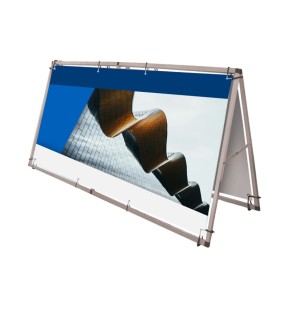 Rama Banerowa 250 cm z wydrukiem - dwustronna