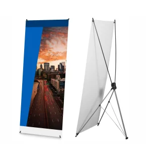 X-Banner Standard 80 x 180 cm z wydrukiem