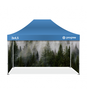 Advertising Tent 3x4,5 with individual print