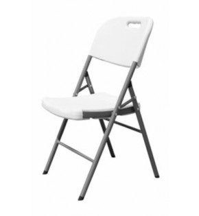 Krzesło eventowe składane - białe