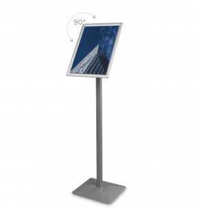 Menu/Info Stand Premium Silver A3