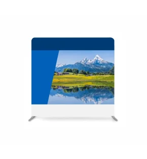 Ścianka reklamowa tekstylna Prosta 200 x 240 cm z wydrukiem
