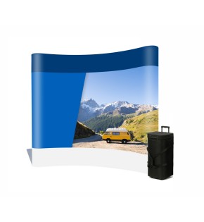 Magnetic Pop-Up Wall 3x3 with trolley case