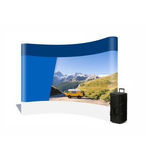 Magnetic Pop-Up Wall 3x4 with trolley case