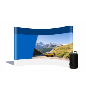Magnetic Pop-Up Wall 3x5 with trolley case