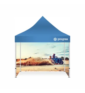 Advertising Tent 3x3 Blanc with individual print