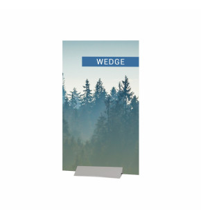 Wedge Stand 30x60 cm with printout