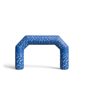 Brama pneumatyczna łamana 3x2,5 m z własnym nadrukiem