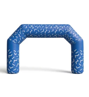 Brama pneumatyczna łamana 8x4 m z własnym nadrukiem