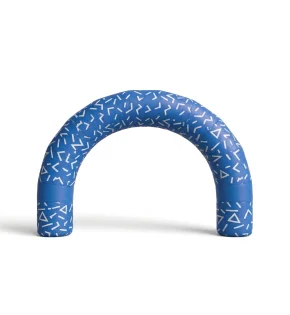 Brama pneumatyczna okrągła 6x4 m z własnym nadrukiem