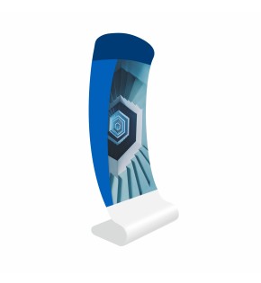 Stand Tekstylny Slant 90 x 228 cm z wydrukiem