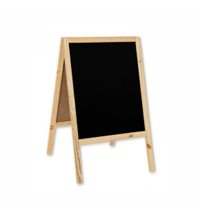 Potykacz drewniany 61x118 cm - naturalny