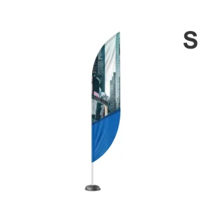 Flaga reklamowa Alu 280 cm z wydrukiem