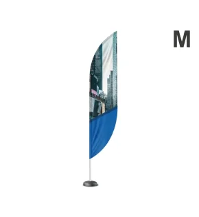 Flaga reklamowa Alu 340 cm z wydrukiem