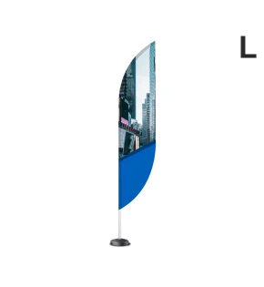 Flaga reklamowa Alu 450 cm z wydrukiem