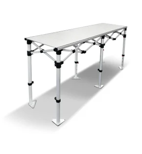 Stół eventowy regulowany - 200 x 55 cm