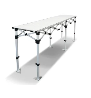 Stół eventowy regulowany - 250 x 55 cm