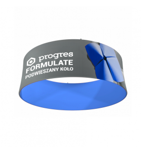 System tekstylny podwieszany Koło 150 x 80 cm z wydrukiem