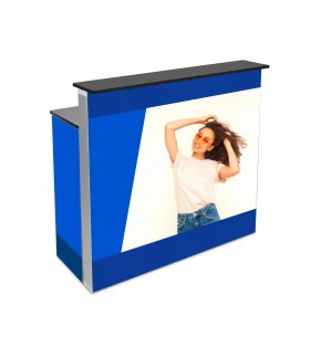 LED Box counter with shelf