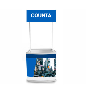 Stoisko Promocyjne Counta z wydrukiem