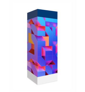 Kolumna LED 200 cm z wydrukiem