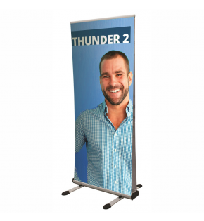 Rollup dwustronny Thunder 85 x 210 cm z wydrukiem