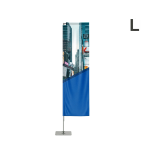 Flaga reklamowa Quad 400 cm z wydrukiem