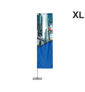 Flaga reklamowa Quad 500 cm z wydrukiem